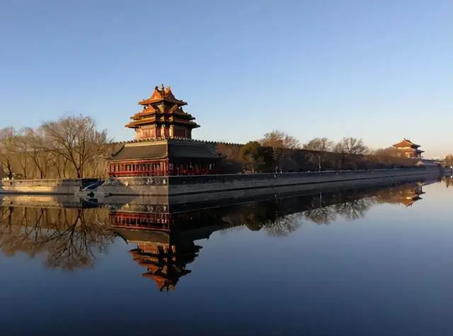 The real Forbidden City Corner Tower in Beijing