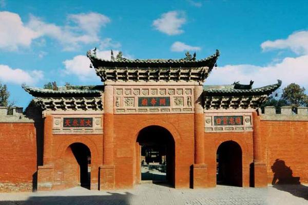The real Guandi Temple gate in Yuncheng, Shanxi Province